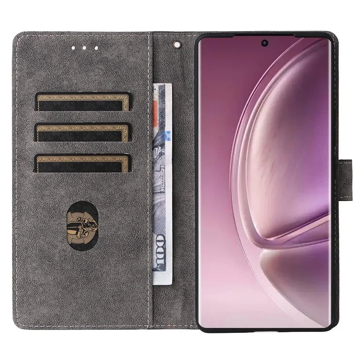 For Infinix Zero 40 4G / X6860 Wallet Case RFID Blocking PU Leather Cover Stand View