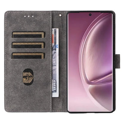 For Infinix Zero 40 4G / X6860 Wallet Case RFID Blocking PU Leather Cover Stand View