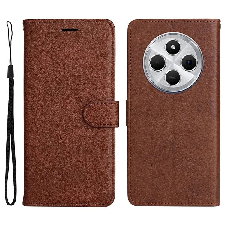 KT Leather Series-2 for Xiaomi Redmi 14C 4G Case Solid Color Leather Phone Cover Wallet Stand