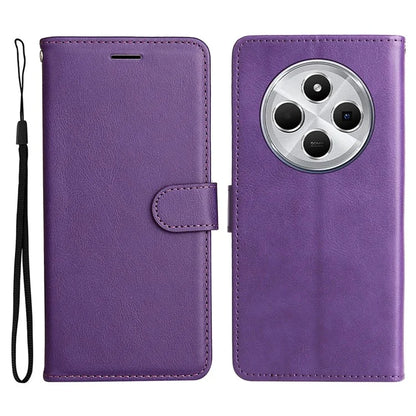 KT Leather Series-2 for Xiaomi Redmi 14C 4G Case Solid Color Leather Phone Cover Wallet Stand