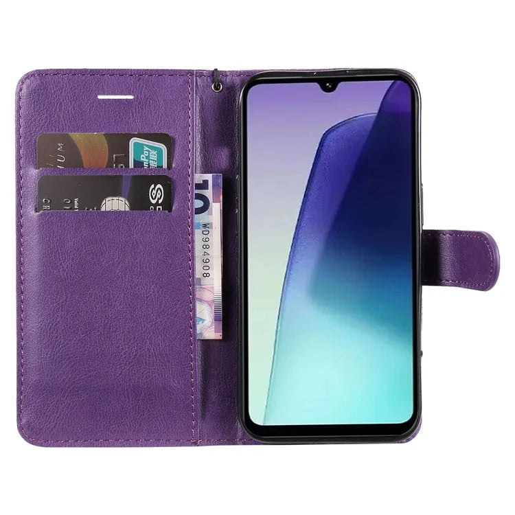 KT Leather Series-2 for Xiaomi Redmi 14C 4G Case Solid Color Leather Phone Cover Wallet Stand