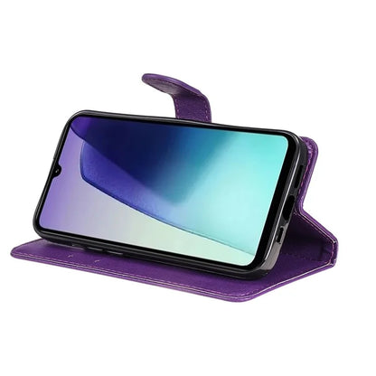 KT Leather Series-2 for Xiaomi Redmi 14C 4G Case Solid Color Leather Phone Cover Wallet Stand