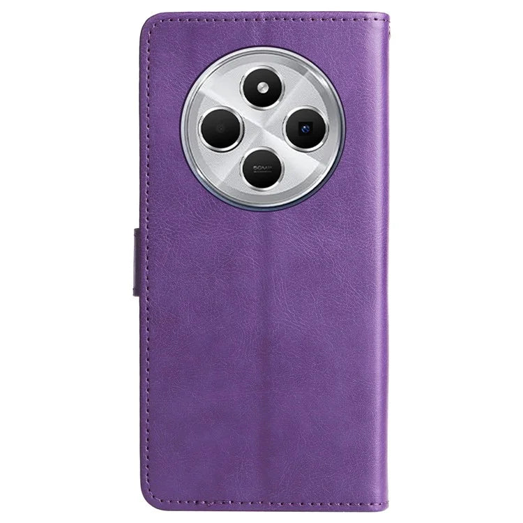 KT Leather Series-2 for Xiaomi Redmi 14C 4G Case Solid Color Leather Phone Cover Wallet Stand