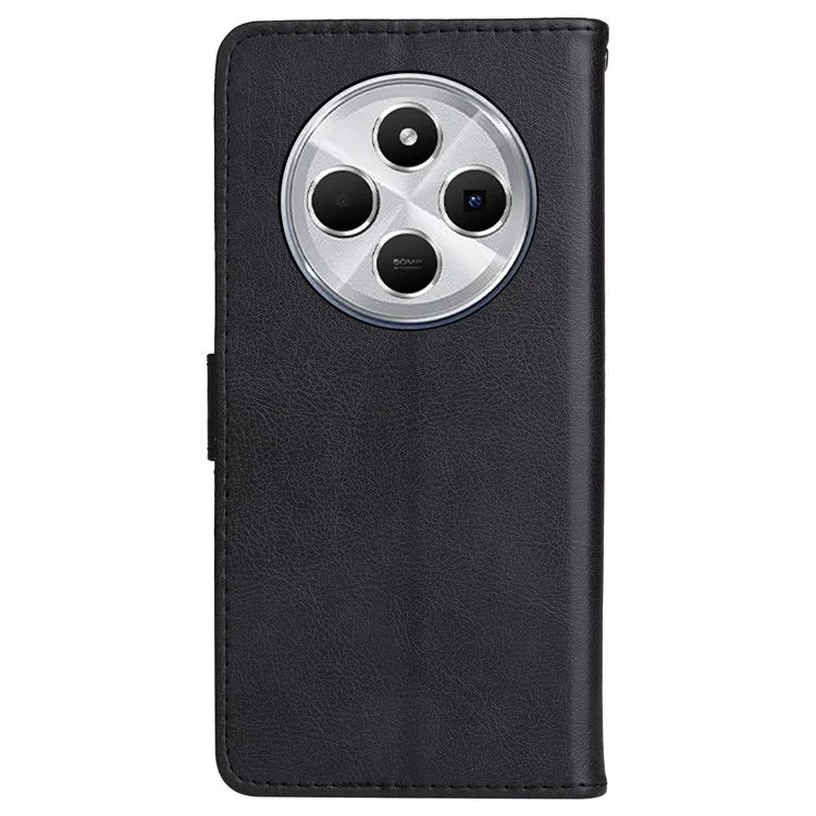 KT Leather Series-2 for Xiaomi Redmi 14C 4G Case Solid Color Leather Phone Cover Wallet Stand