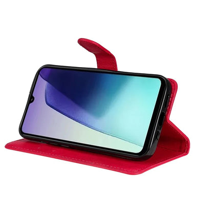 KT Leather Series-2 for Xiaomi Redmi 14C 4G Case Solid Color Leather Phone Cover Wallet Stand