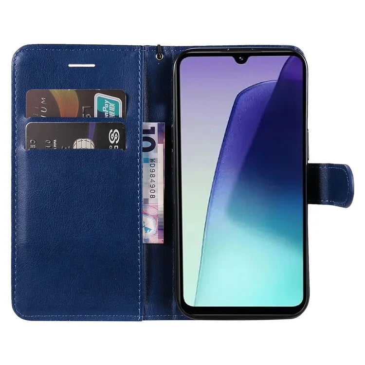 KT Leather Series-2 for Xiaomi Redmi 14C 4G Case Solid Color Leather Phone Cover Wallet Stand