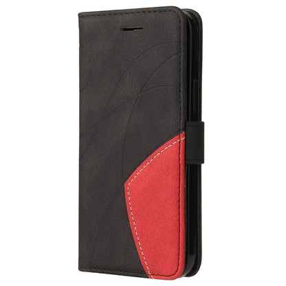 KT Leather Series-1 For Xiaomi Redmi 14C 4G Leather Case Color Splicing Phone Cover Wallet Stand