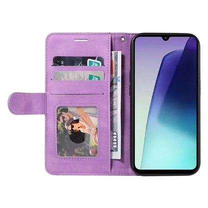 KT Leather Series-1 For Xiaomi Redmi 14C 4G Leather Case Color Splicing Phone Cover Wallet Stand