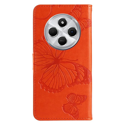 KT Imprinting Flower Series-2 For Xiaomi Redmi 14C 4G Case Butterfly Leather Phone Cover