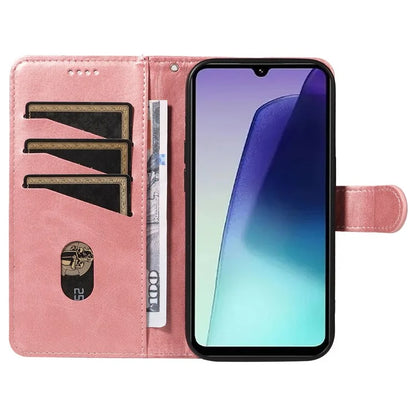 For Xiaomi Redmi 14C 4G Case Flip Wallet T-Shape Lines Leather Phone Cover