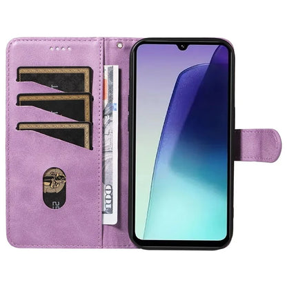 For Xiaomi Redmi 14C 4G Case Flip Wallet T-Shape Lines Leather Phone Cover