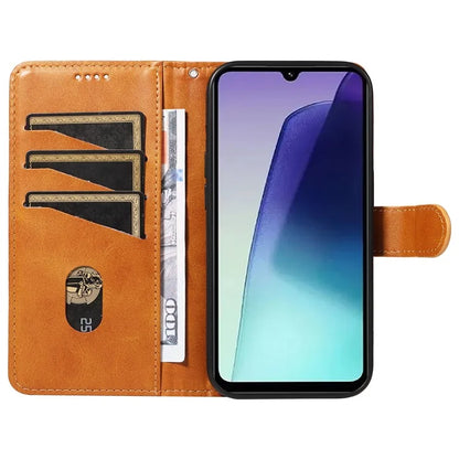 For Xiaomi Redmi 14C 4G Case Flip Wallet T-Shape Lines Leather Phone Cover