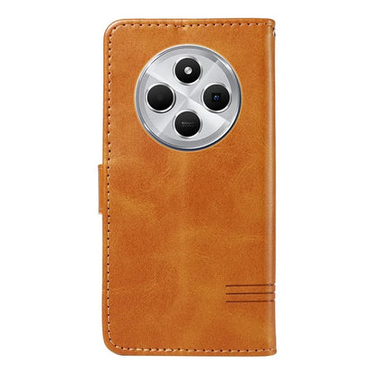 For Xiaomi Redmi 14C 4G Case Flip Wallet T-Shape Lines Leather Phone Cover