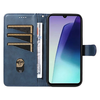 For Xiaomi Redmi 14C 4G Case Flip Wallet T-Shape Lines Leather Phone Cover