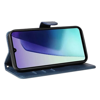 For Xiaomi Redmi 14C 4G Case Flip Wallet T-Shape Lines Leather Phone Cover