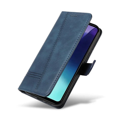 For Xiaomi Redmi 14C 4G Case Flip Wallet T-Shape Lines Leather Phone Cover