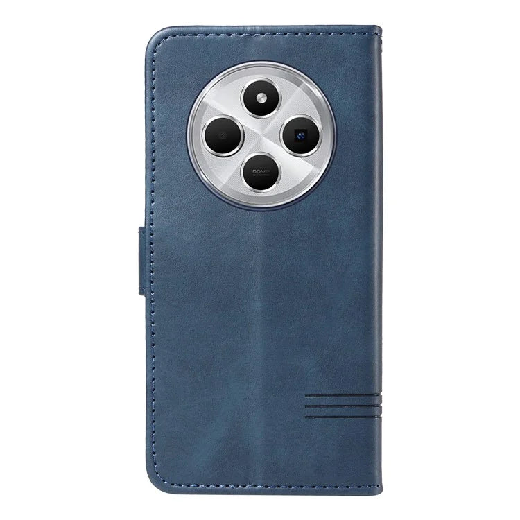 For Xiaomi Redmi 14C 4G Case Flip Wallet T-Shape Lines Leather Phone Cover