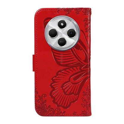 For Xiaomi Redmi 14C 4G Case Butterfly Pattern Leather Wallet Flip Phone Cover