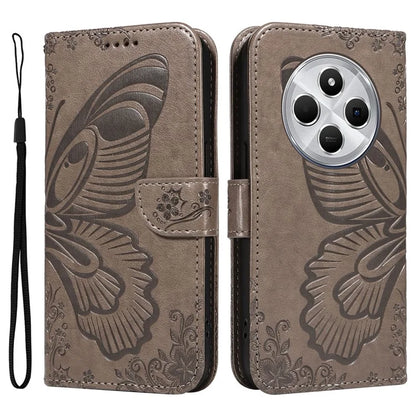 For Xiaomi Redmi 14C 4G Case Butterfly Pattern Leather Wallet Flip Phone Cover