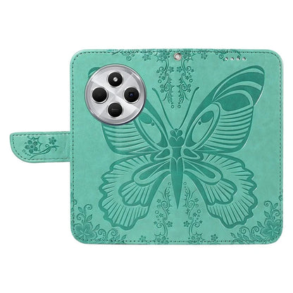 For Xiaomi Redmi 14C 4G Case Butterfly Pattern Leather Wallet Flip Phone Cover