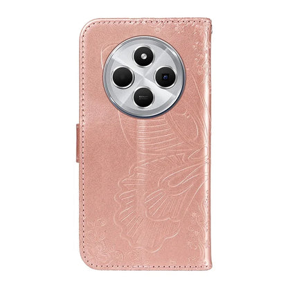 For Xiaomi Redmi 14C 4G Case Butterfly Pattern Leather Wallet Flip Phone Cover