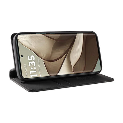 YIKATU YK-004 For Motorola Edge 50 5G Case Leather Skin-Touch Phone Cover Magnetic Auto-Absorbed