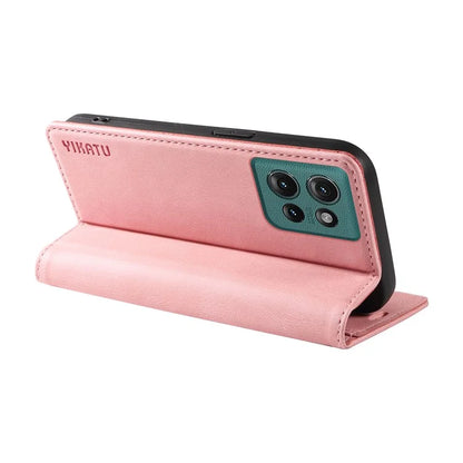 YIKATU YK-004 For Motorola Edge 50 5G Case Leather Skin-Touch Phone Cover Magnetic Auto-Absorbed