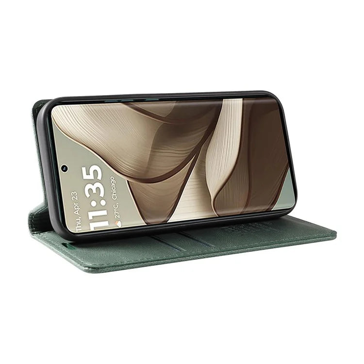 YIKATU YK-004 For Motorola Edge 50 5G Case Leather Skin-Touch Phone Cover Magnetic Auto-Absorbed