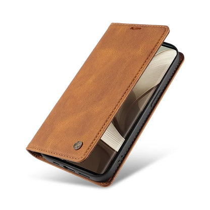 YIKATU YK-004 For Motorola Edge 50 5G Case Leather Skin-Touch Phone Cover Magnetic Auto-Absorbed