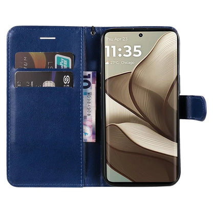 KT Leather Series-2 for Motorola Edge 50 5G Case Solid Color Leather Phone Cover Wallet Stand