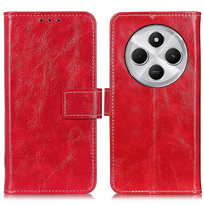 For Xiaomi Redmi 14C 4G Case Crazy Horse Texture Leather Phone Wallet Cover
