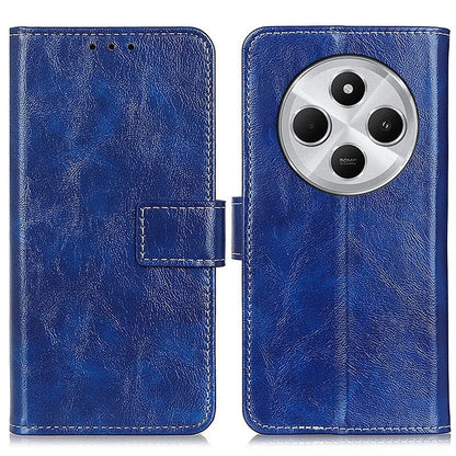 For Xiaomi Redmi 14C 4G Case Crazy Horse Texture Leather Phone Wallet Cover
