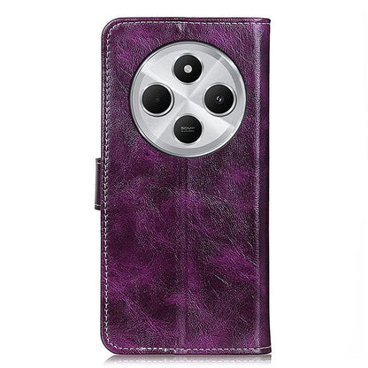 For Xiaomi Redmi 14C 4G Case Crazy Horse Texture Leather Phone Wallet Cover