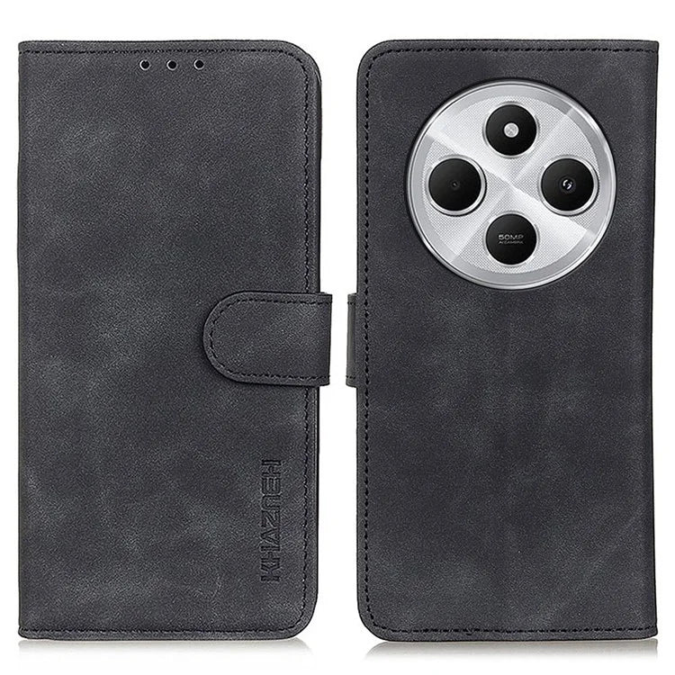 KHAZNEH For Xiaomi Redmi 14C 4G Case Retro PU Leather Wallet Stand Phone Cover