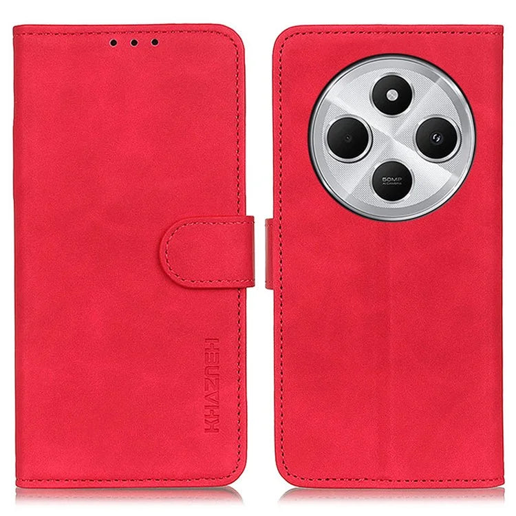 KHAZNEH For Xiaomi Redmi 14C 4G Case Retro PU Leather Wallet Stand Phone Cover
