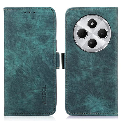 ABEEL For Xiaomi Redmi 14C 4G Case Retro Leather Phone Cover Wallet Stand View