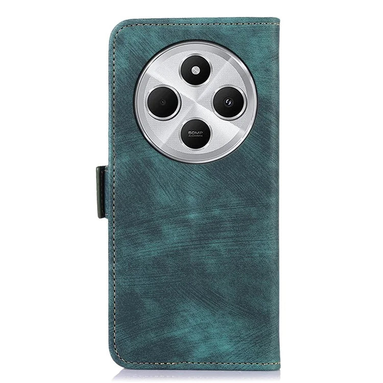 ABEEL For Xiaomi Redmi 14C 4G Case Retro Leather Phone Cover Wallet Stand View