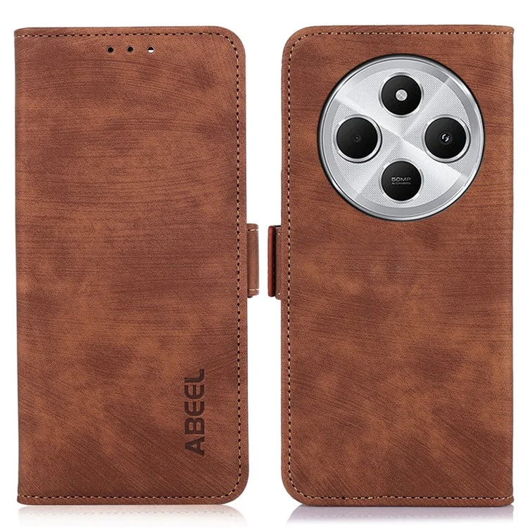ABEEL For Xiaomi Redmi 14C 4G Case Retro Leather Phone Cover Wallet Stand View