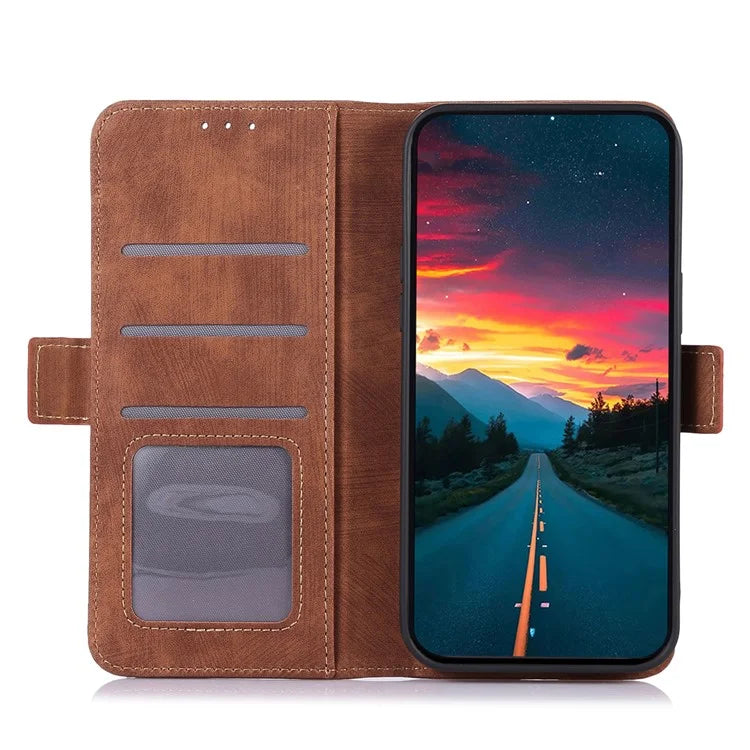 ABEEL For Xiaomi Redmi 14C 4G Case Retro Leather Phone Cover Wallet Stand View