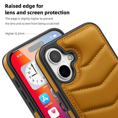 For iPhone 16 Case Compatible with MagSafe RFID Blocking Card Slot Leather Back Cover
