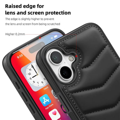 For iPhone 16 Case Compatible with MagSafe RFID Blocking Card Slot Leather Back Cover