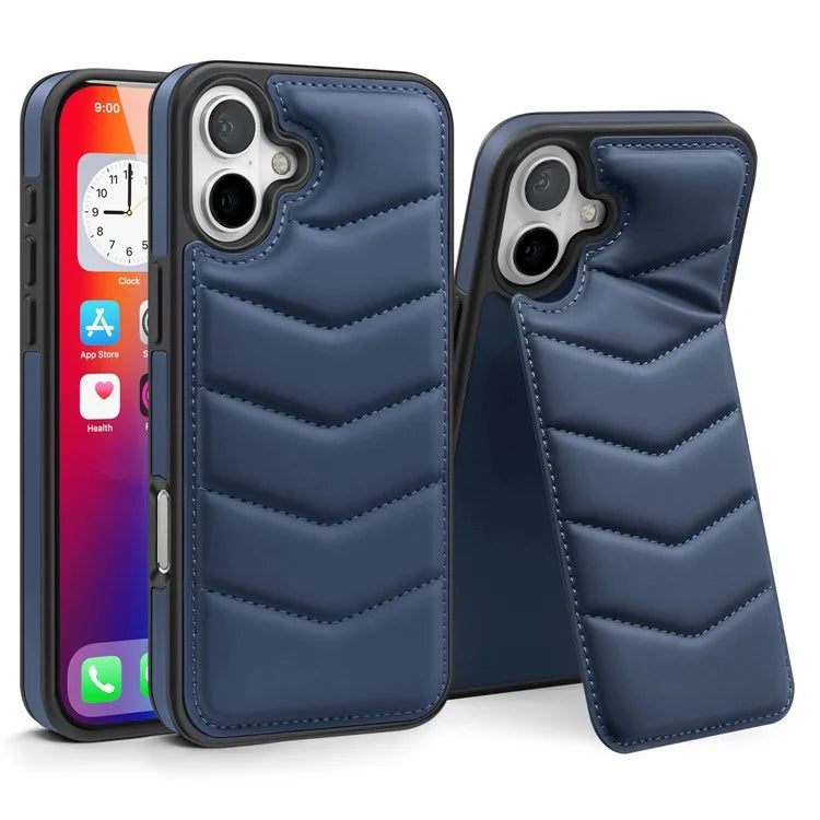 For iPhone 16 Plus Case Compatible with MagSafe RFID Blocking Card Slot Leather Back Cover