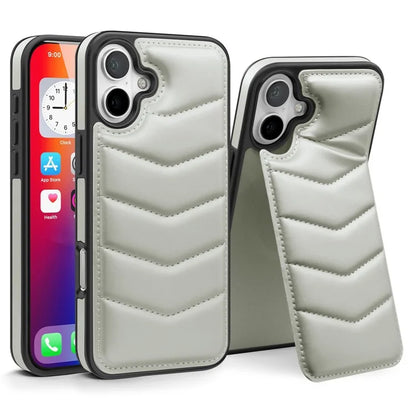 For iPhone 16 Plus Case Compatible with MagSafe RFID Blocking Card Slot Leather Back Cover