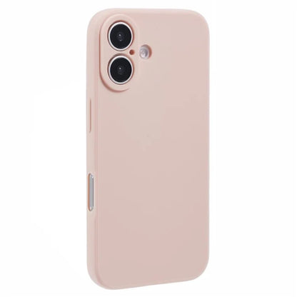 For iPhone 16 Case Precise Cut-Outs Straight Edge TPU Shockproof Phone Cover