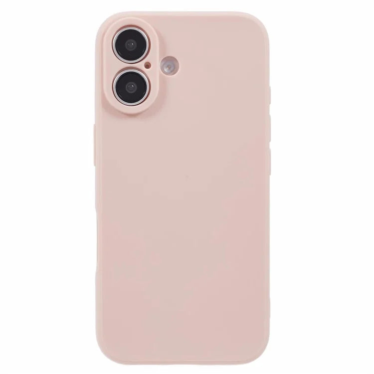 For iPhone 16 Case Precise Cut-Outs Straight Edge TPU Shockproof Phone Cover