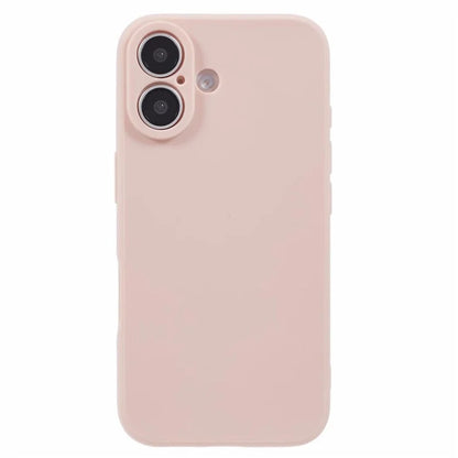 For iPhone 16 Case Precise Cut-Outs Straight Edge TPU Shockproof Phone Cover