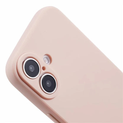 For iPhone 16 Case Precise Cut-Outs Straight Edge TPU Shockproof Phone Cover