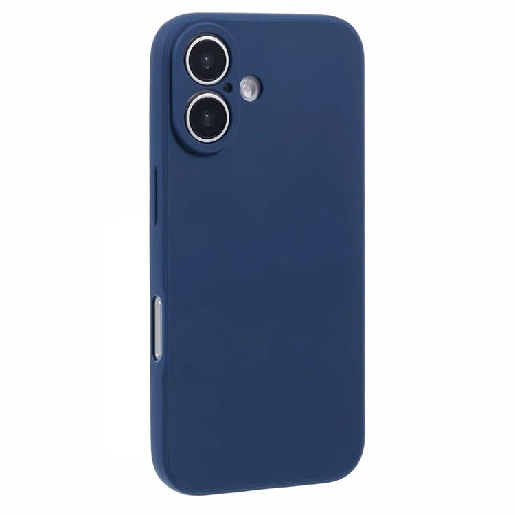 For iPhone 16 Case Precise Cut-Outs Straight Edge TPU Shockproof Phone Cover
