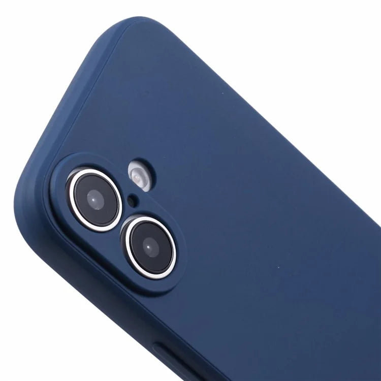 For iPhone 16 Case Precise Cut-Outs Straight Edge TPU Shockproof Phone Cover