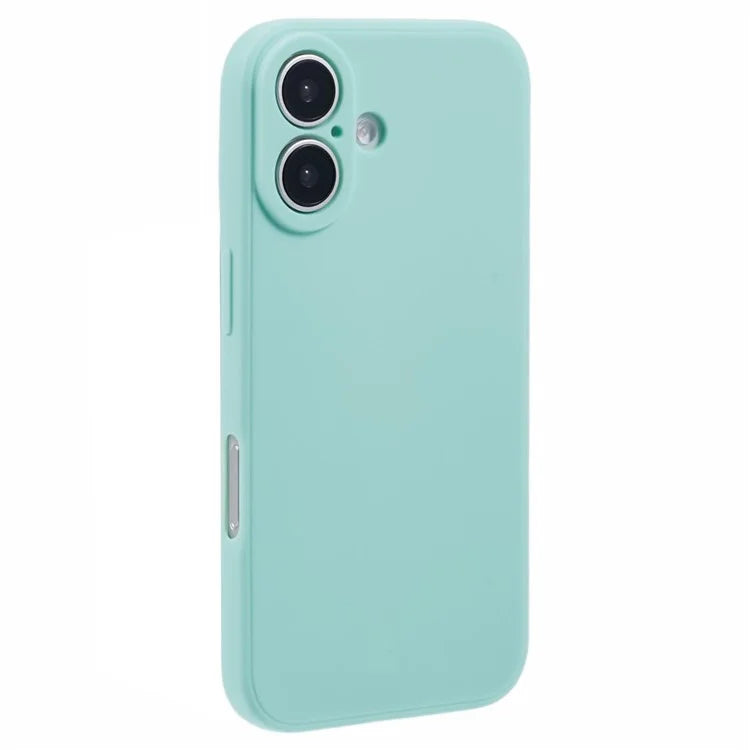 For iPhone 16 Case Precise Cut-Outs Straight Edge TPU Shockproof Phone Cover